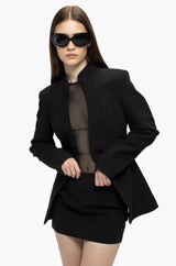 Darted Mini Skirt
