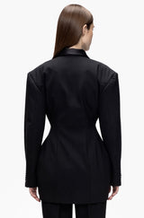 Hourglass Tuxedo Dress