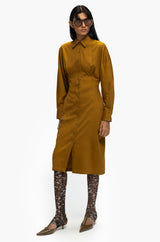 Contoured Shirt Dress