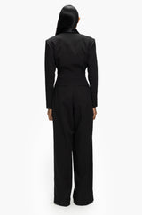Tuxedo Jumpsuit Ensemble