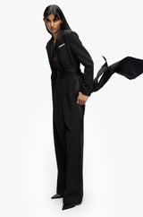 Tuxedo Jumpsuit Ensemble