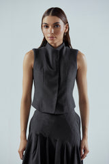 High-Neck Waistcoat