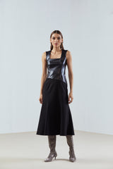 Square Neck Midi Dress