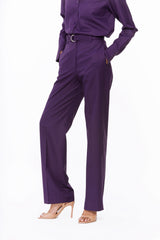 Belted Tailored Trousers