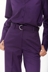 Belted Tailored Trousers