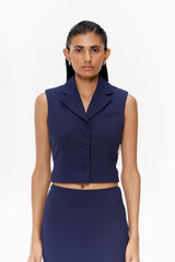 Notch-Collar Tailored Waistcoat