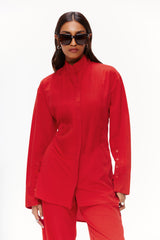 Pintucked Adjustable Shirt