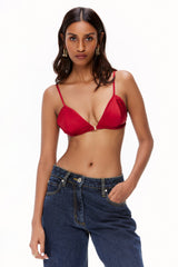 Adjustable Satin Bralette