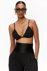 Cummerbund Bralette Set