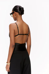 Cummerbund Bralette Set