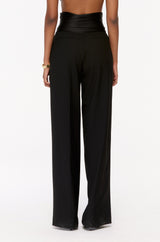 Cropped Tuxedo Suit
