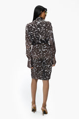 Slitted Pencil Skirt