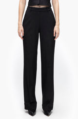 Tailored Straight-Leg Trousers