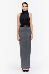 Tailored Column Skirt