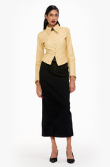 Pleated Tailored Shirt