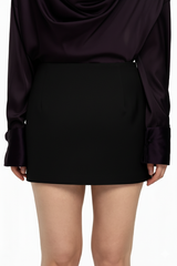 Darted Mini Skirt