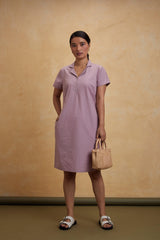 Cotton Shirt Dress - Dress - Qua