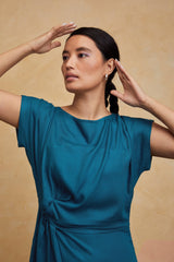 Twisted Front Dress - Dress - Qua