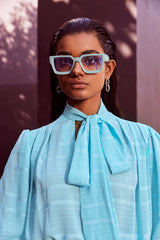 Pussy-bow Chiffon Blouse