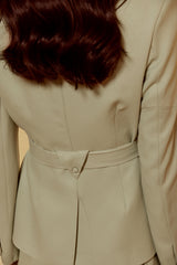 Belted Tailored Blazer