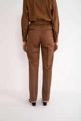 Elasticated Straight Trousers - Trousers - Qua