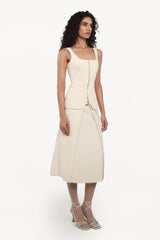 Panelled Midi Skirt