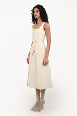 Panelled Midi Skirt