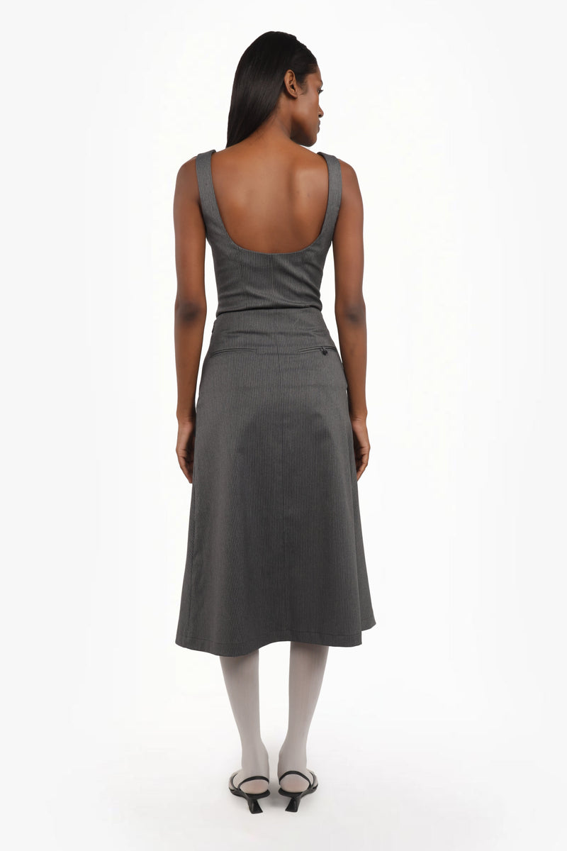 Panelled Midi Skirt