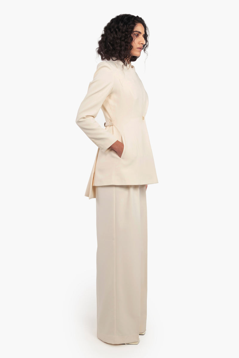 Draped Tailored Suit