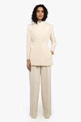 Scarf Lapel Blazer