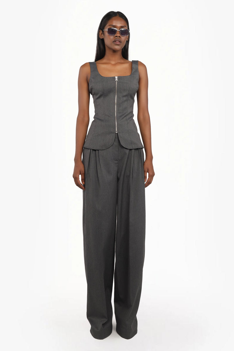 Sculpted Pinstripe 3-Piece Suit