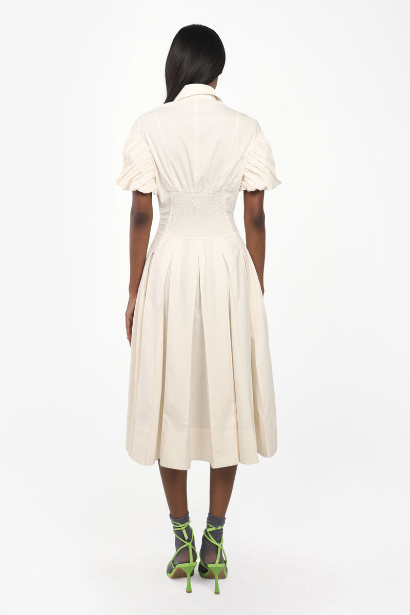 Panelled Midi Dress Chambray Panelled Cap Sleeve Fit & Flare Midi Dress | Love, Bonito MY Panelled Midi Dress Chambray Panelled Cap Sleeve Fit & Flare Midi Dress | Love, Bonito MY