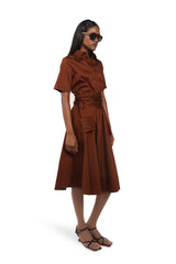 Belted Trench Dress