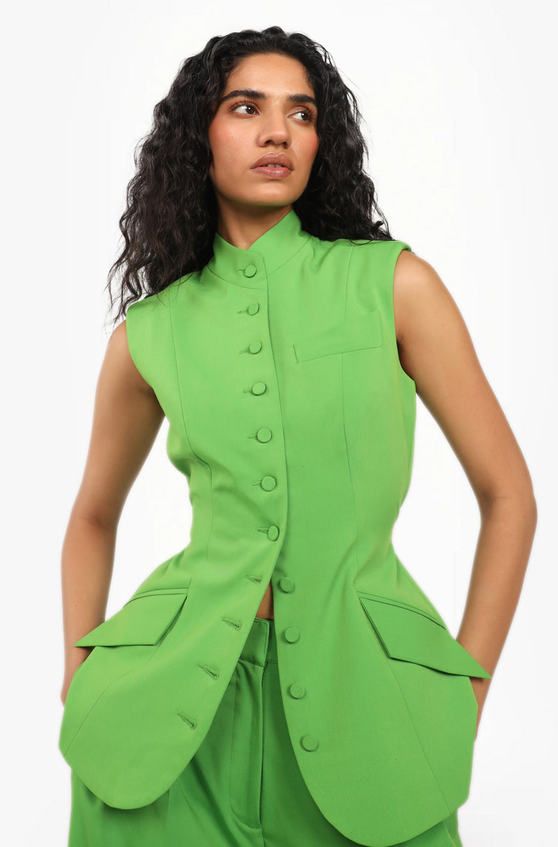 Sculptural Waistcoat Set