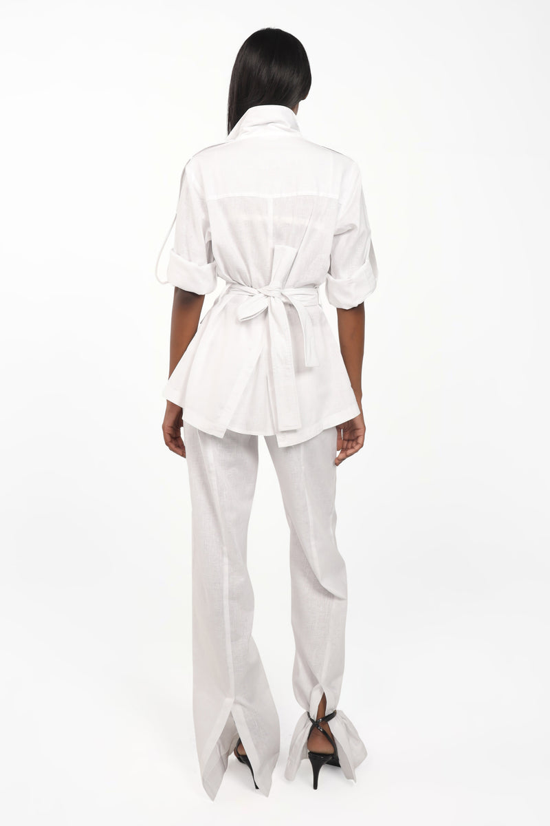 Panelled Tailored Trousers