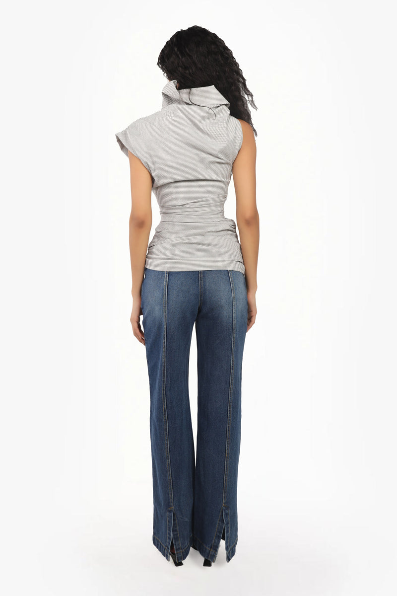 Asymmetric Denim Set