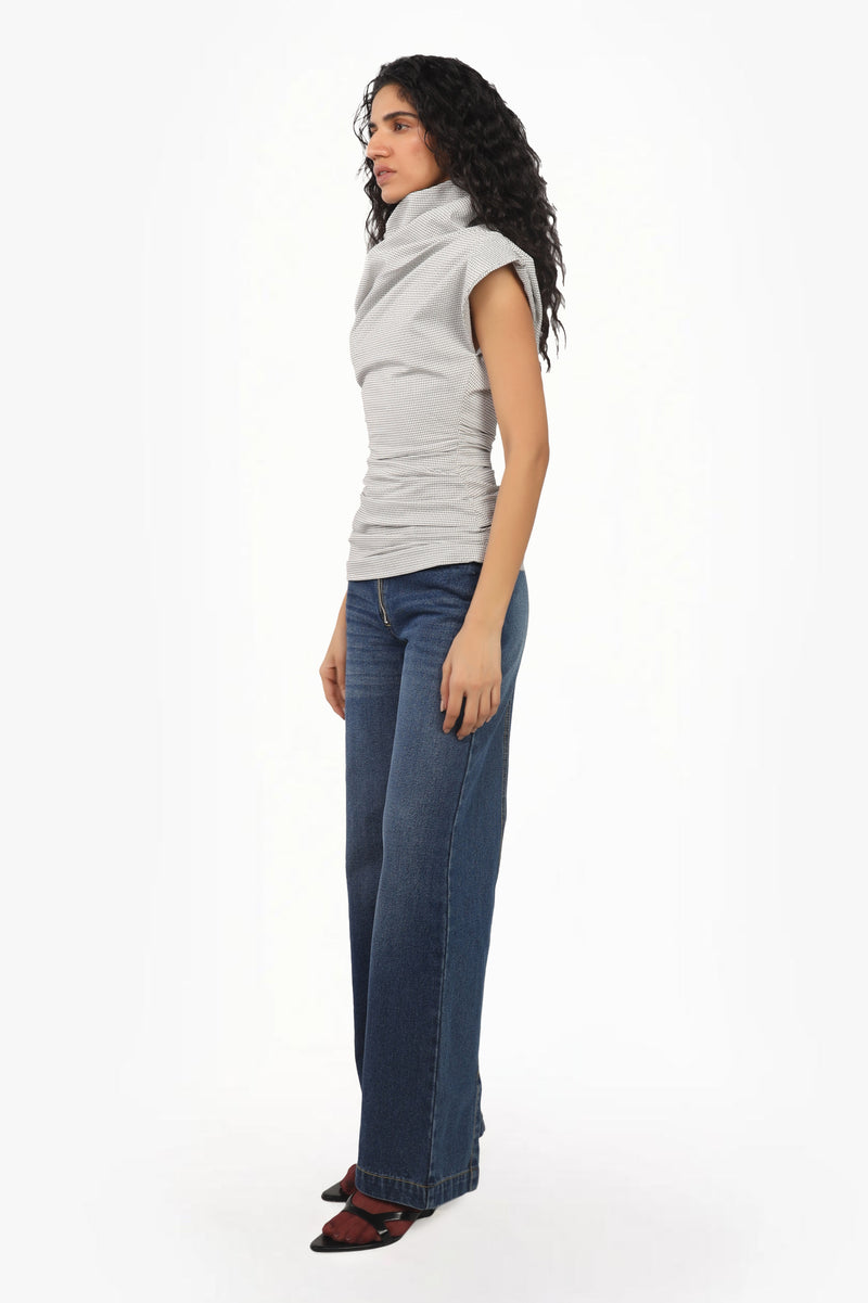 Asymmetric Denim Set