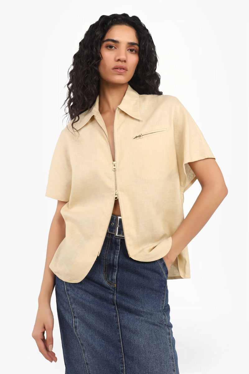 Zip-Up Shirt