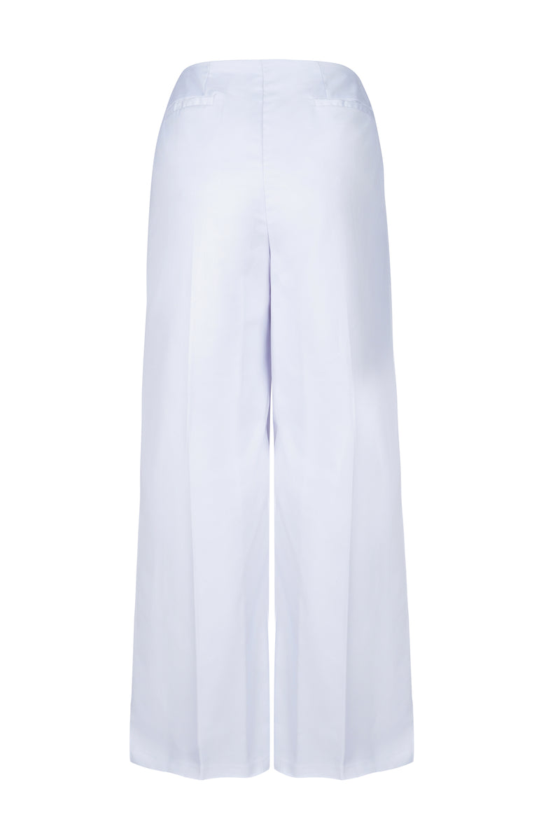 High Waisted Flared Trousers