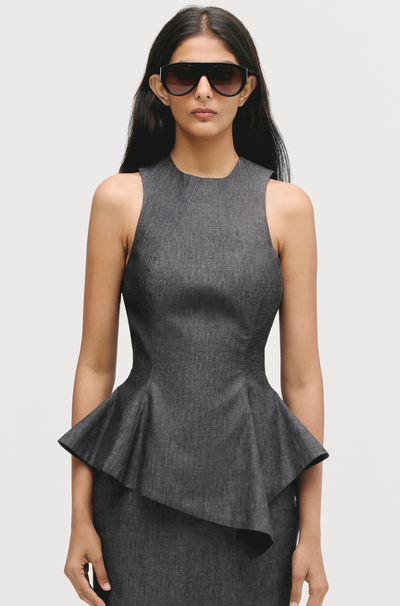 Angular Peplum Top