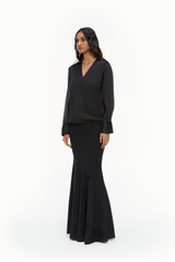 Faux Wrap Blouse