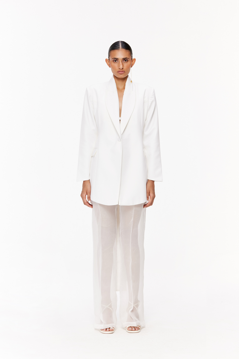 Fluid Straight-Leg Trousers