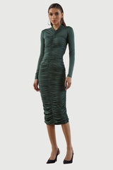 Ruched Midi Dress