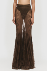 Lace Godet Skirt