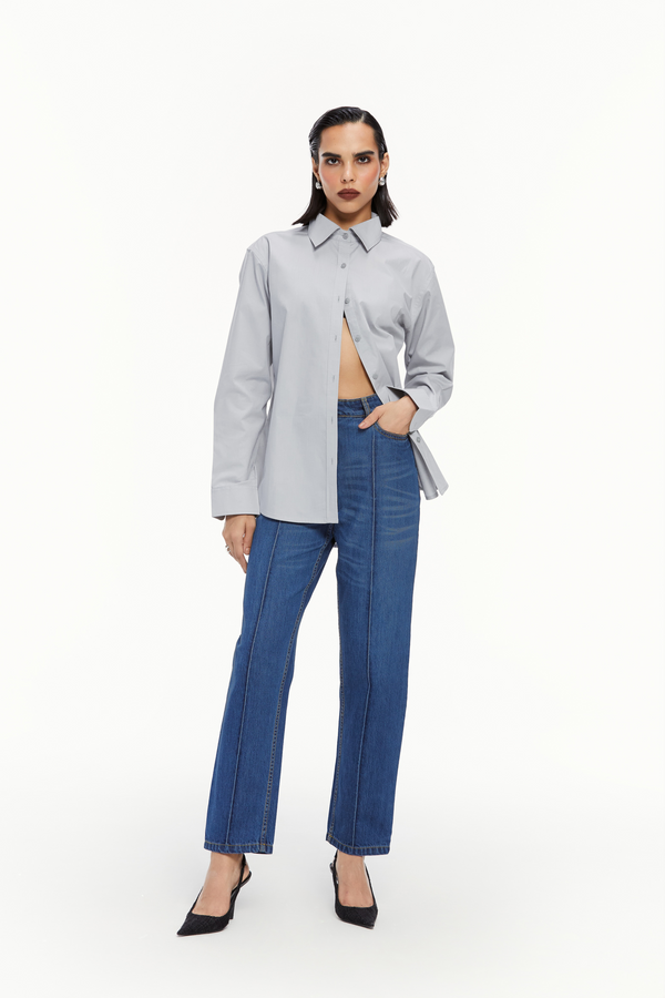 Sleek Denim Set
