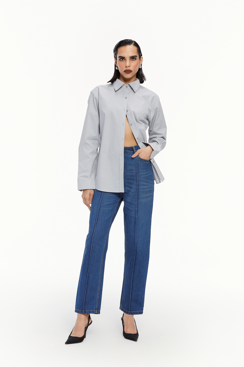 Sleek Denim Set