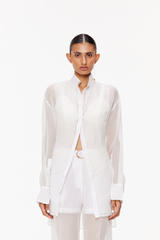 Pintucked Adjustable Shirt