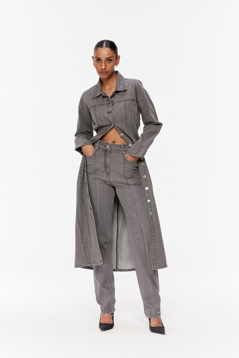 Sculpted Double Denim Set