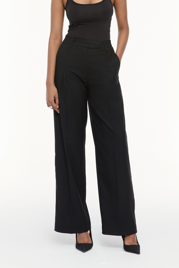 High Waisted Tailored Trousers