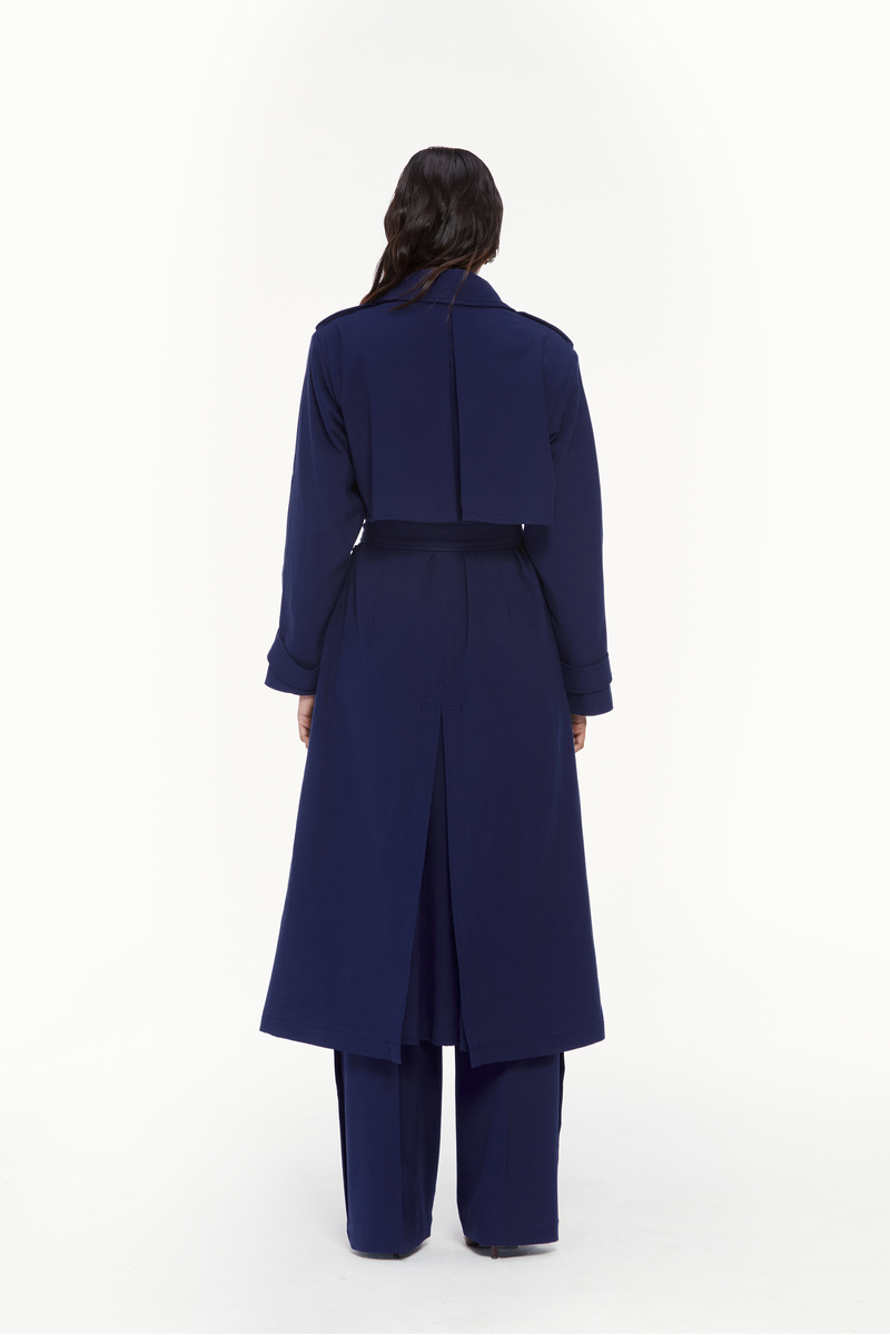 Double-Breasted Trench Coat